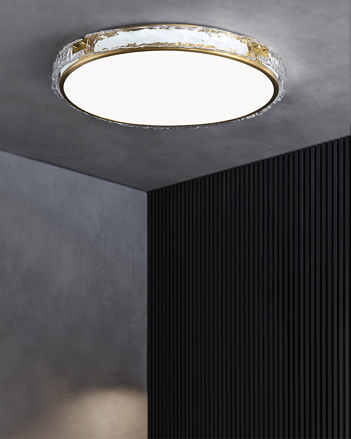 ArlusGlow™ Deckenleuchte – Luxuriöse LED-Deckenlampe aus Glas & Messing