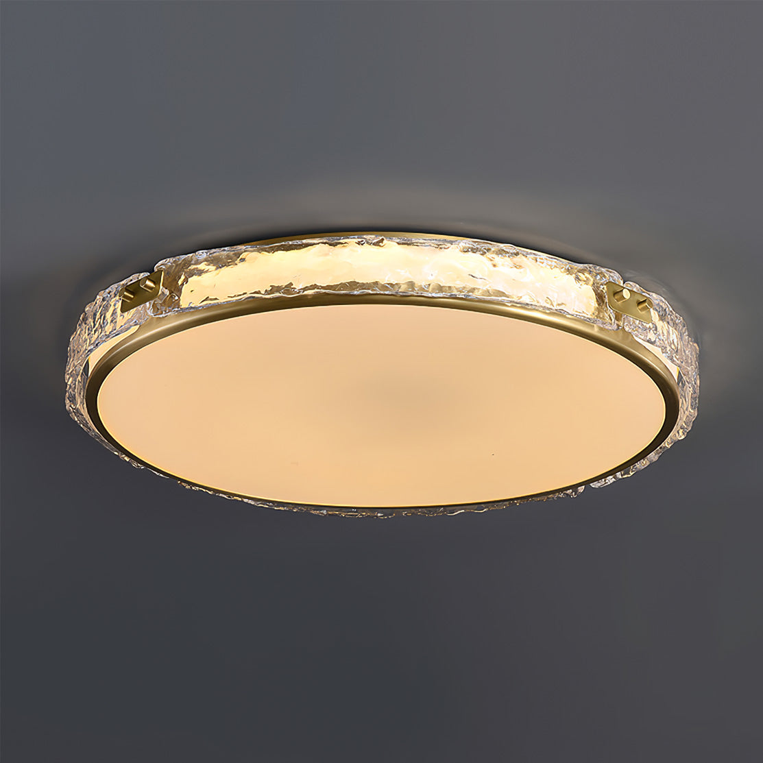 ArlusGlow™ Deckenleuchte – Luxuriöse LED-Deckenlampe aus Glas & Messing