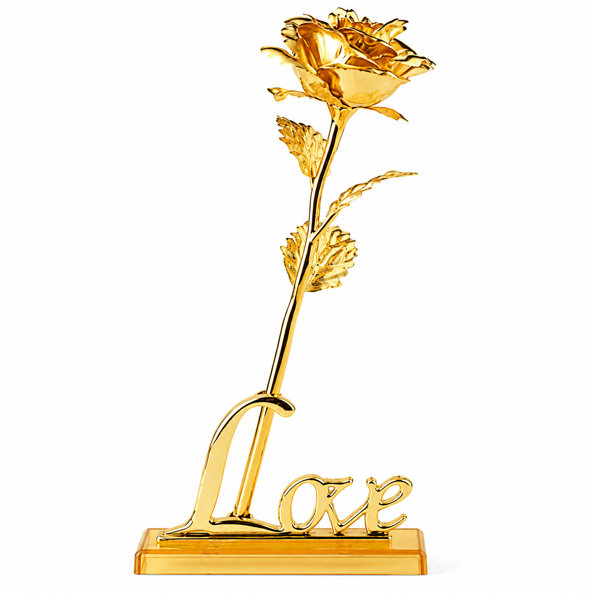 AureaRose™ – 24K vergoldete Rose als Geschenk | Zeitloses Symbol ewiger Liebe - Less Goods