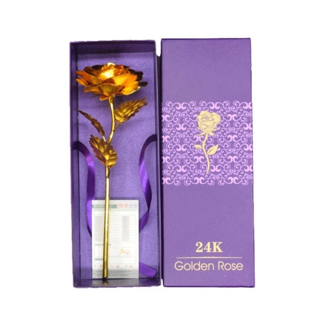 AureaRose™ – 24K vergoldete Rose als Geschenk | Zeitloses Symbol ewiger Liebe