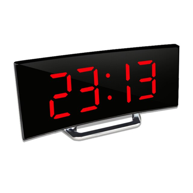 Aurelio™ – Digitaler LED-Wecker mit großem Display & elegantem Curved-Design