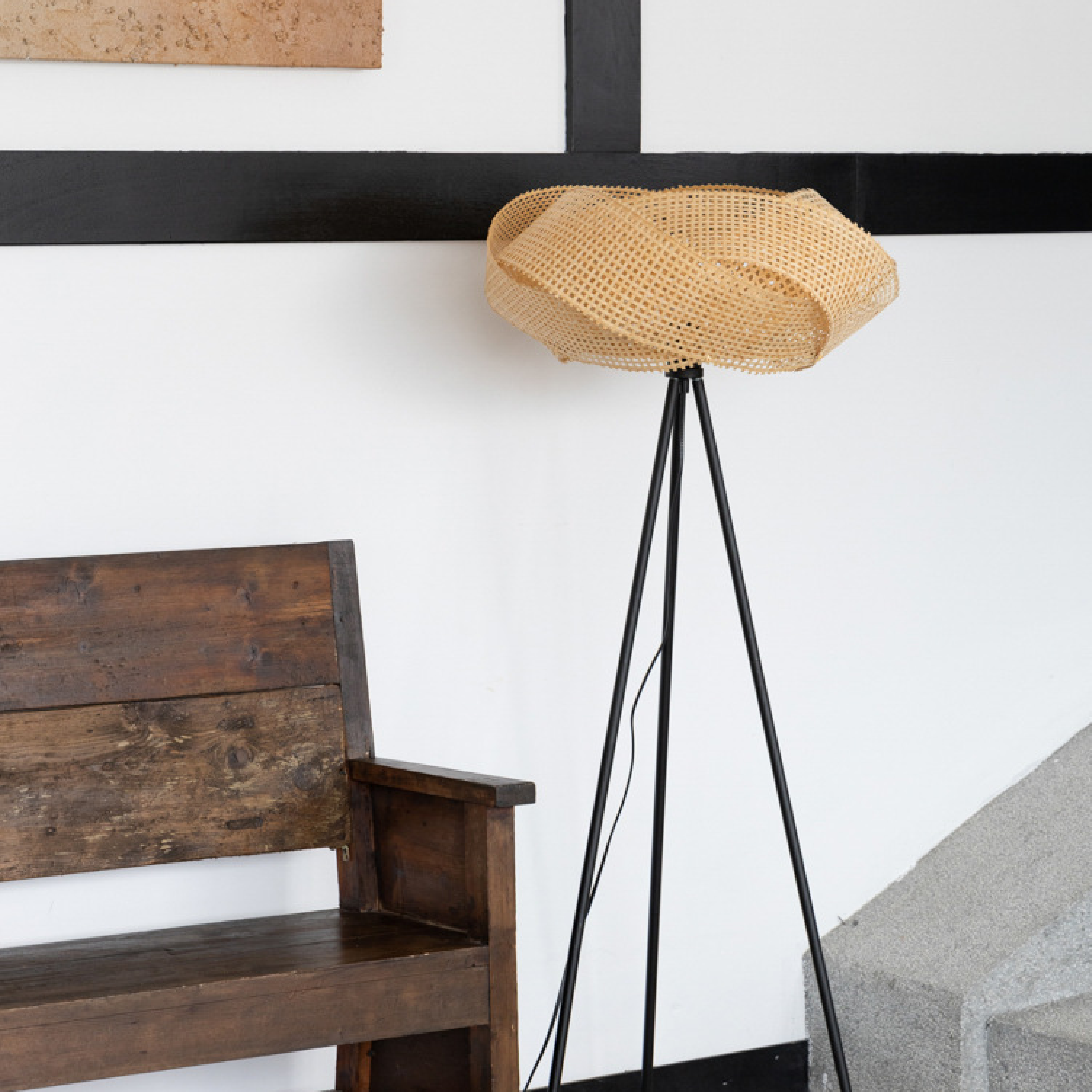 Vintra™ Artistic Bamboo Floor Lamp – Natürliche Bambus-Stehlampe im modernen Design