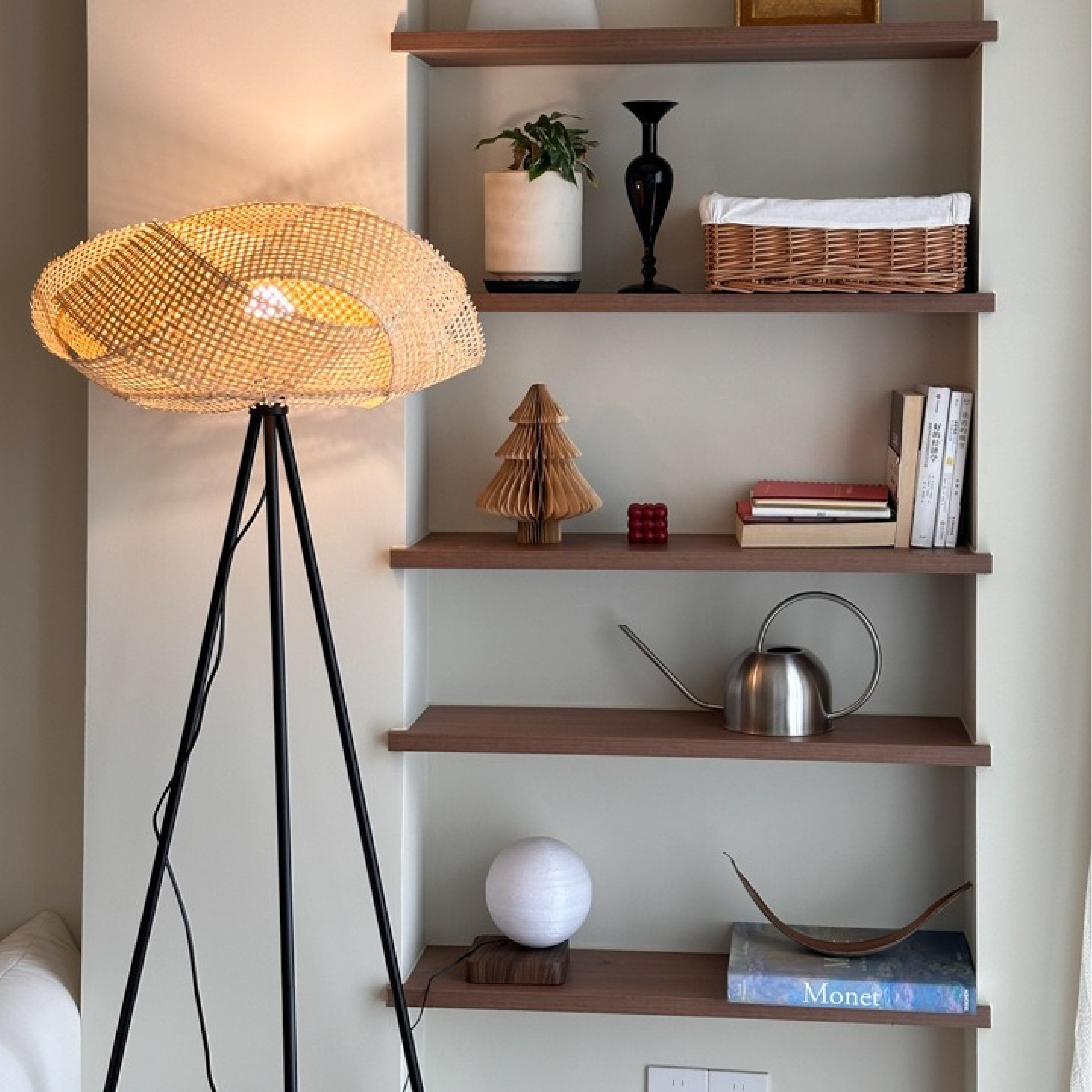 Vintra™ Artistic Bamboo Floor Lamp – Natürliche Bambus-Stehlampe im modernen Design