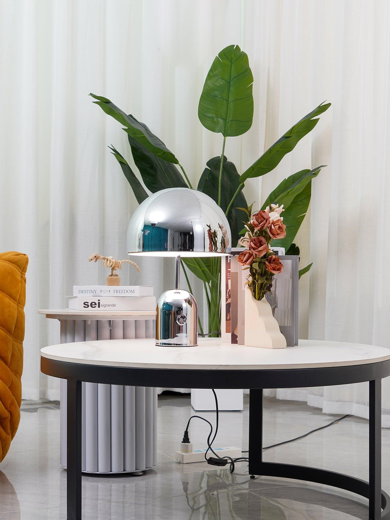 ChimeGlow™ Elegante Tischlampe – Klassische Design-Leuchte im Uhr-Stil mit warmem Licht