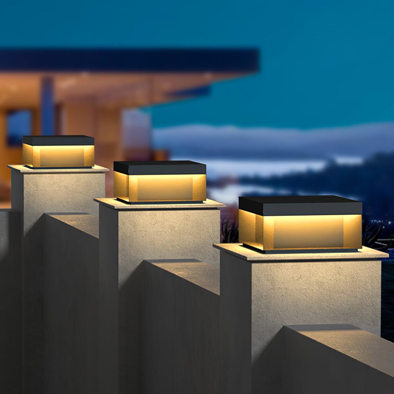 Stylish™ Solar Outdoor Lamp – Moderne Solar-Außenleuchte mit matter Acrylhaube für Garten & Wege