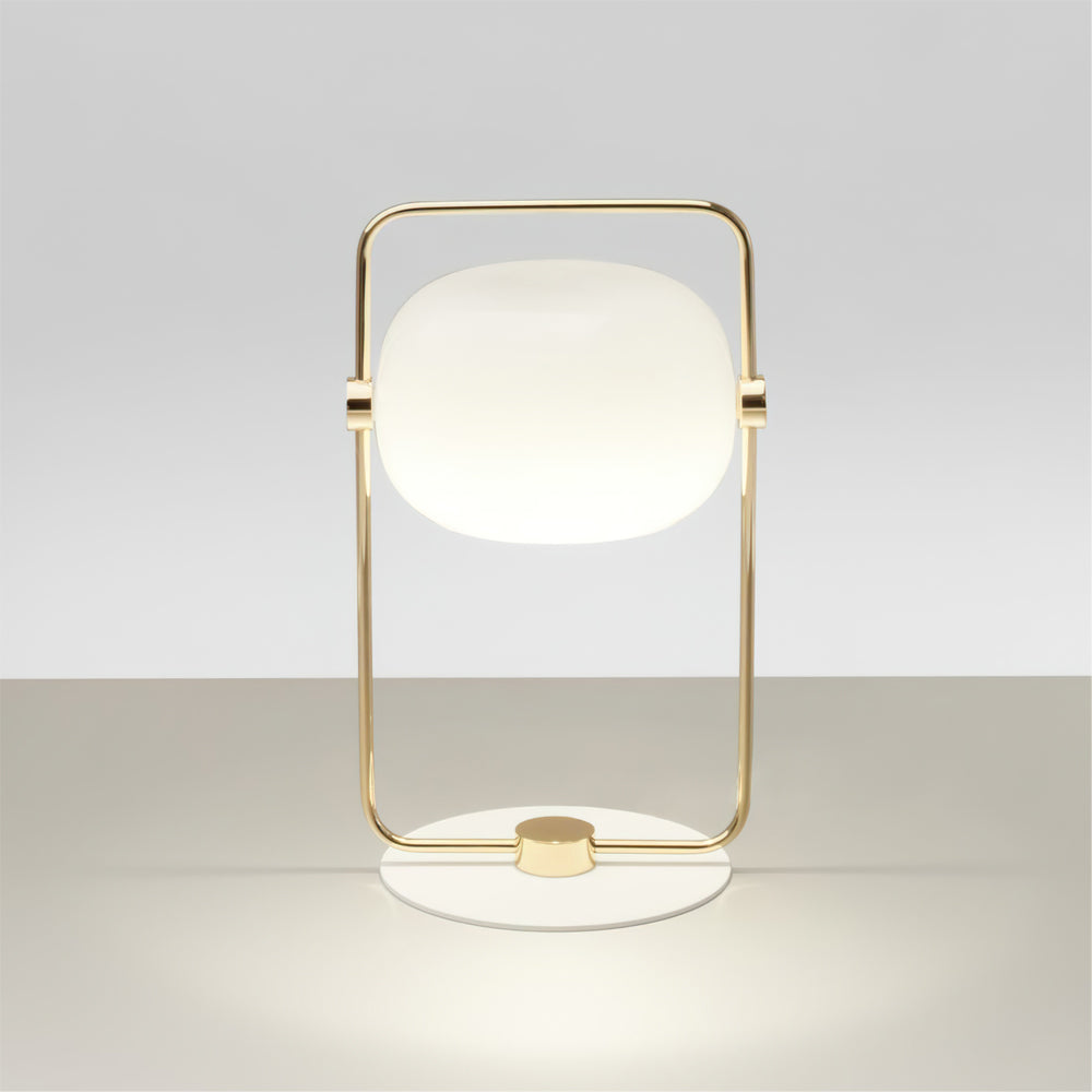 StreamGlow™ Tischlampe – Minimalistische Design-Glaslampe aus Metall & Glas