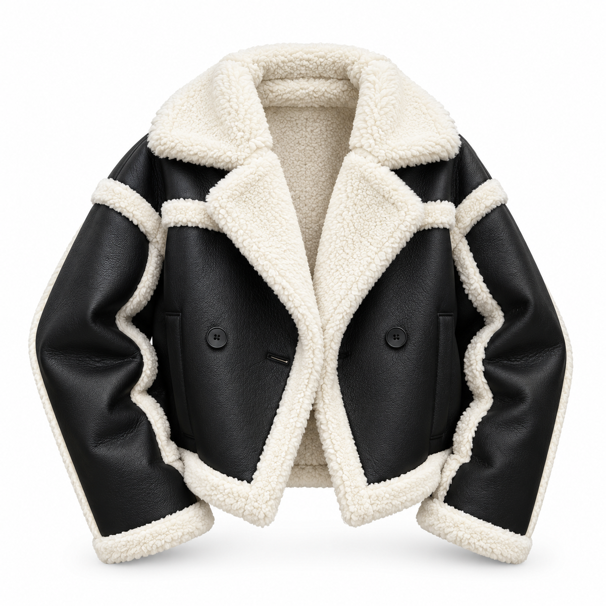 Ysabel™ Damen Winterjacke – Warme Kurzjacke mit Kontrastdetails & Modernem Oversized-Look