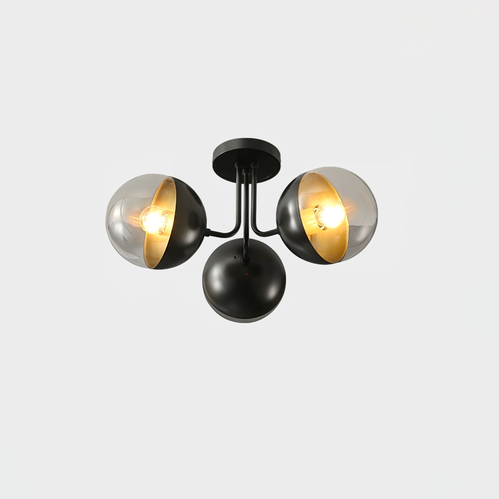 OpulentBrass™ Deckenleuchte – Designer Kronleuchter aus Glas & Metall im Industrial-Look
