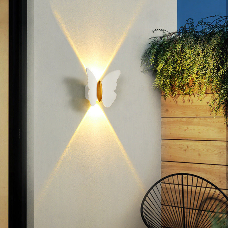 Novora™ Butterfly Outdoor Wall Lamp – LED-Außenwandleuchte im Schmetterlingsdesign aus Aluminium