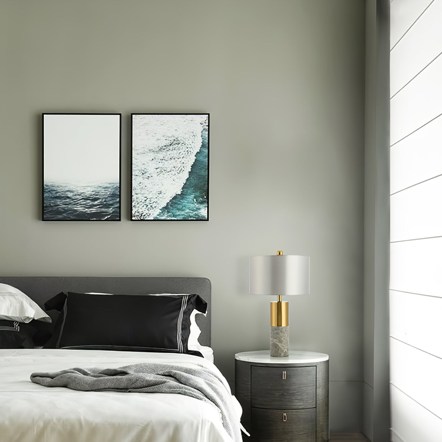 StoneRadiance™ Tischlampe – Elegante Design-Lampe mit Marmorfuß & modernem Look