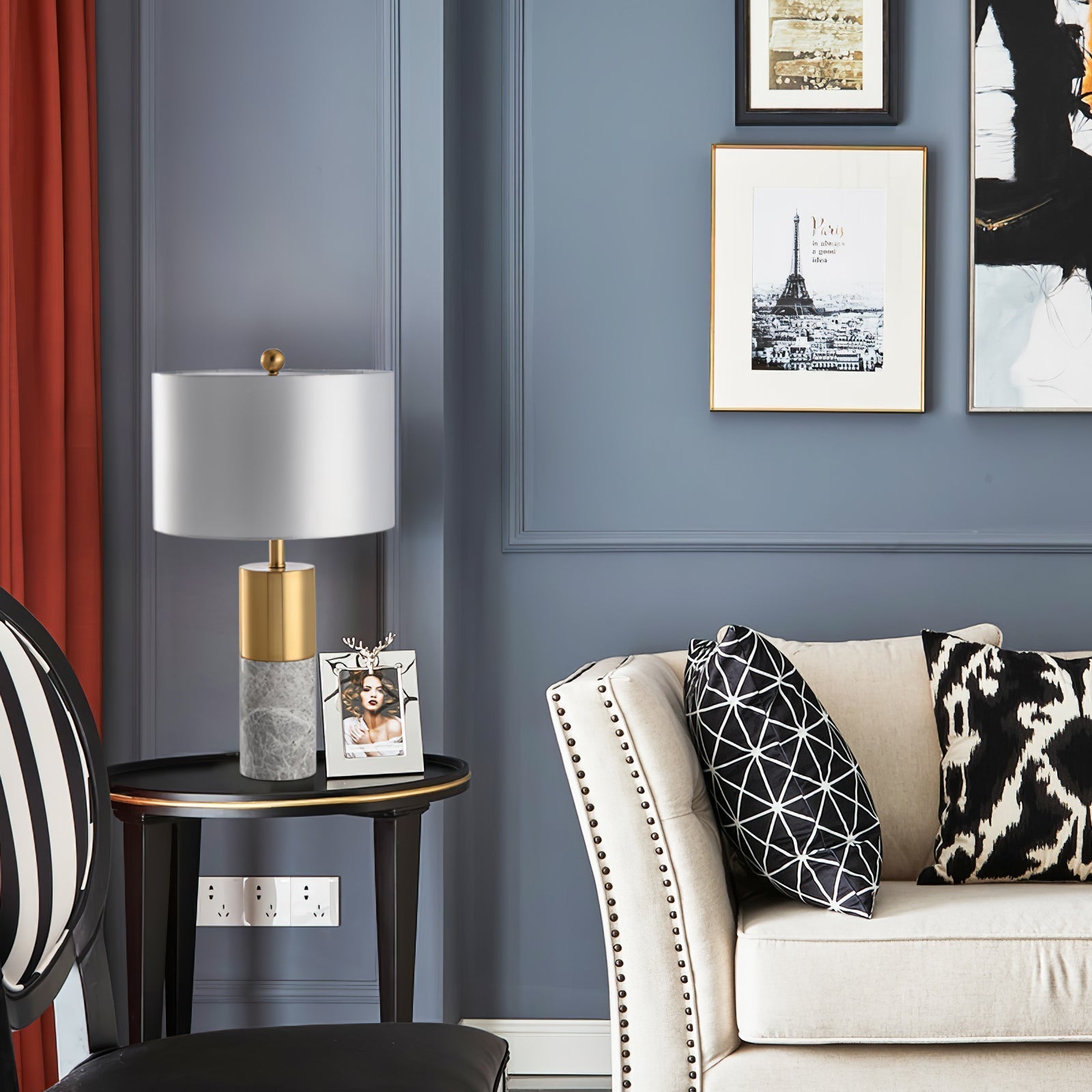 StoneRadiance™ Tischlampe – Elegante Design-Lampe mit Marmorfuß & modernem Look