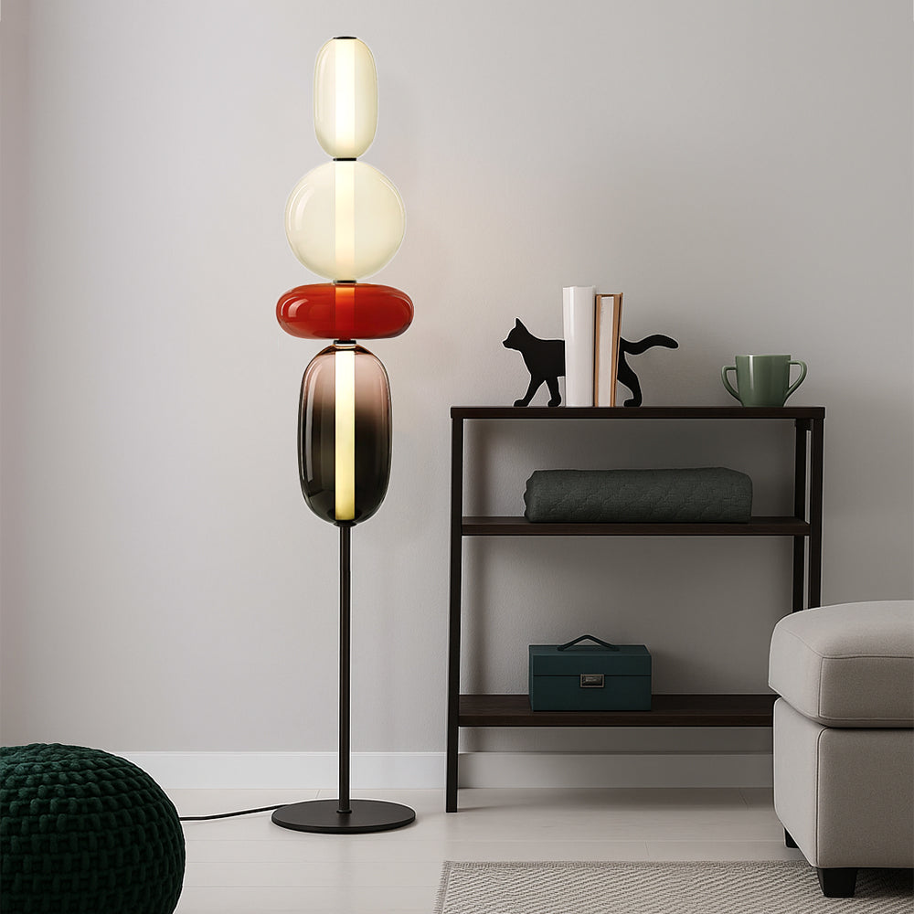 Evlon™ Candied Style Floor Lamp – Moderne Design-Stehlampe mit warmem LED-Licht