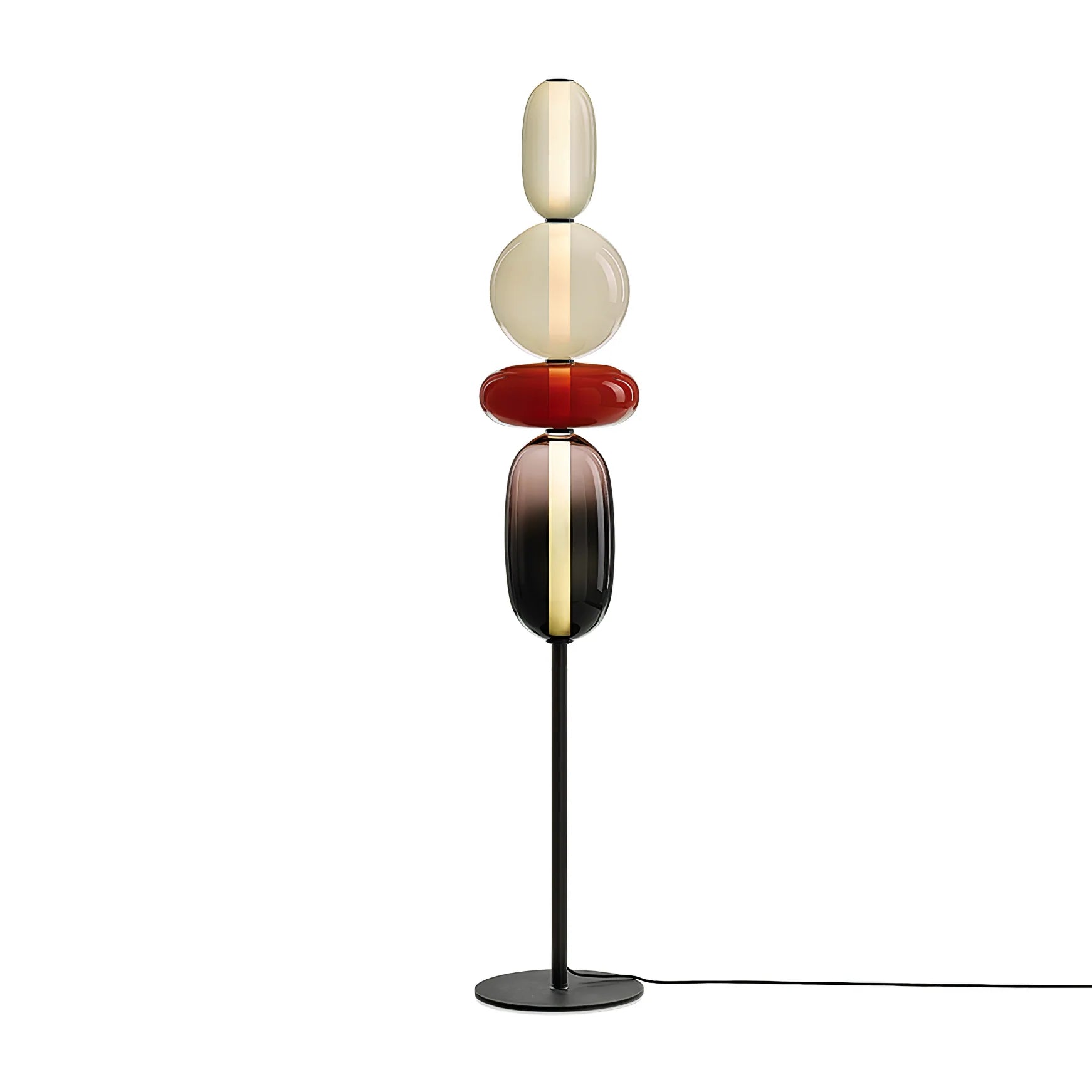 Evlon™ Candied Style Floor Lamp – Moderne Design-Stehlampe mit warmem LED-Licht