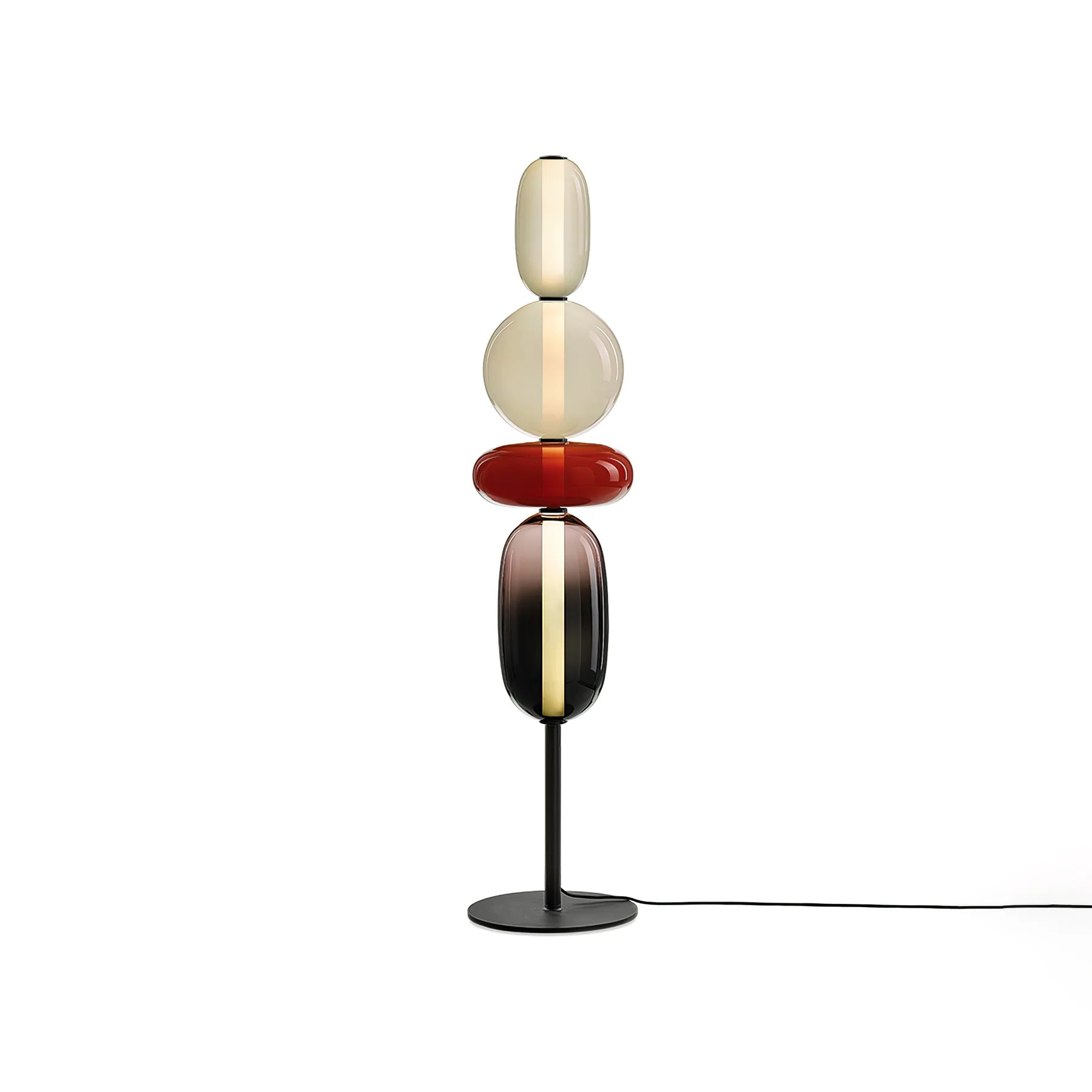 Evlon™ Candied Style Floor Lamp – Moderne Design-Stehlampe mit warmem LED-Licht