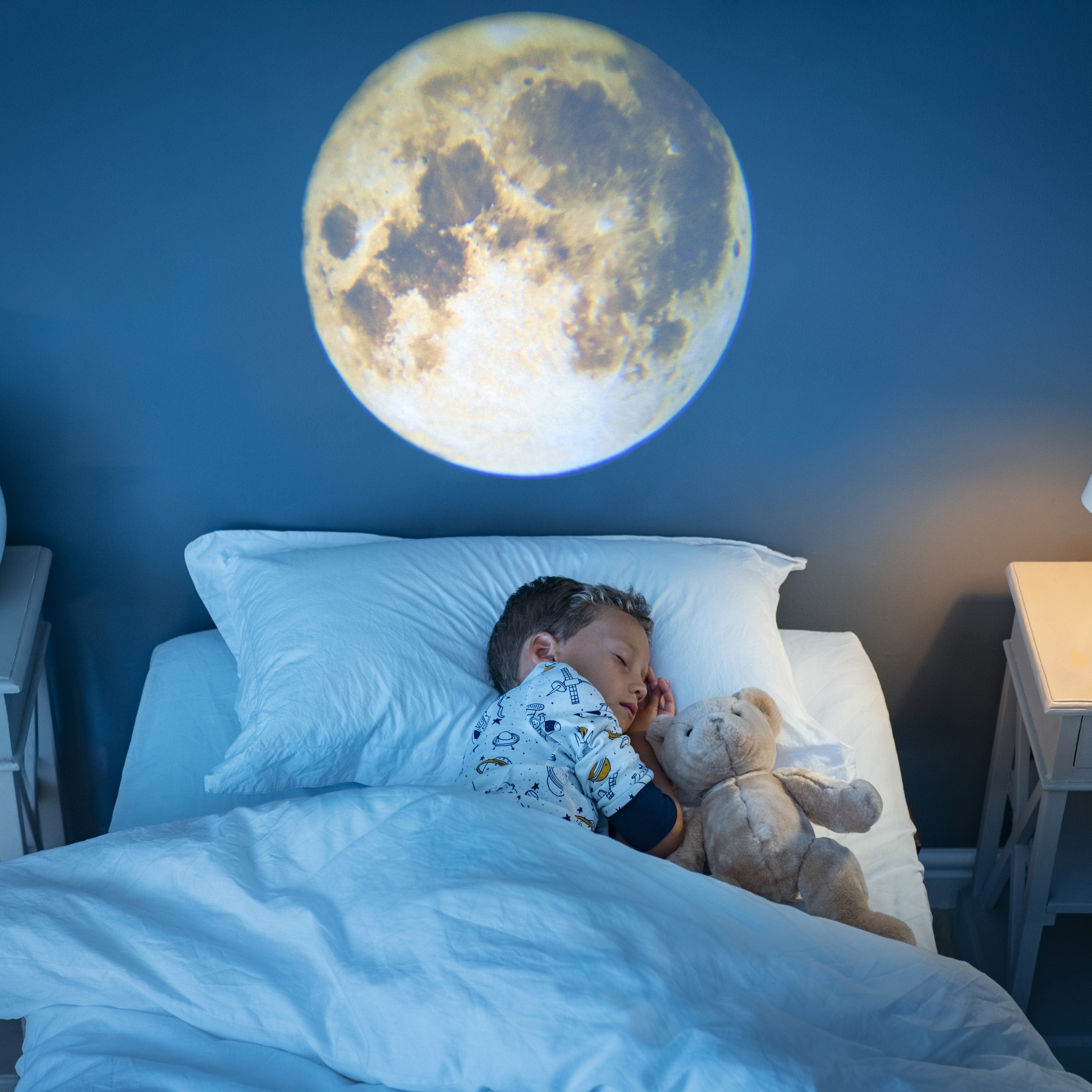 CelestialAura™ LED Projektionslampe – Erd- & Weltraumprojektion für Entspannung & Fantasie