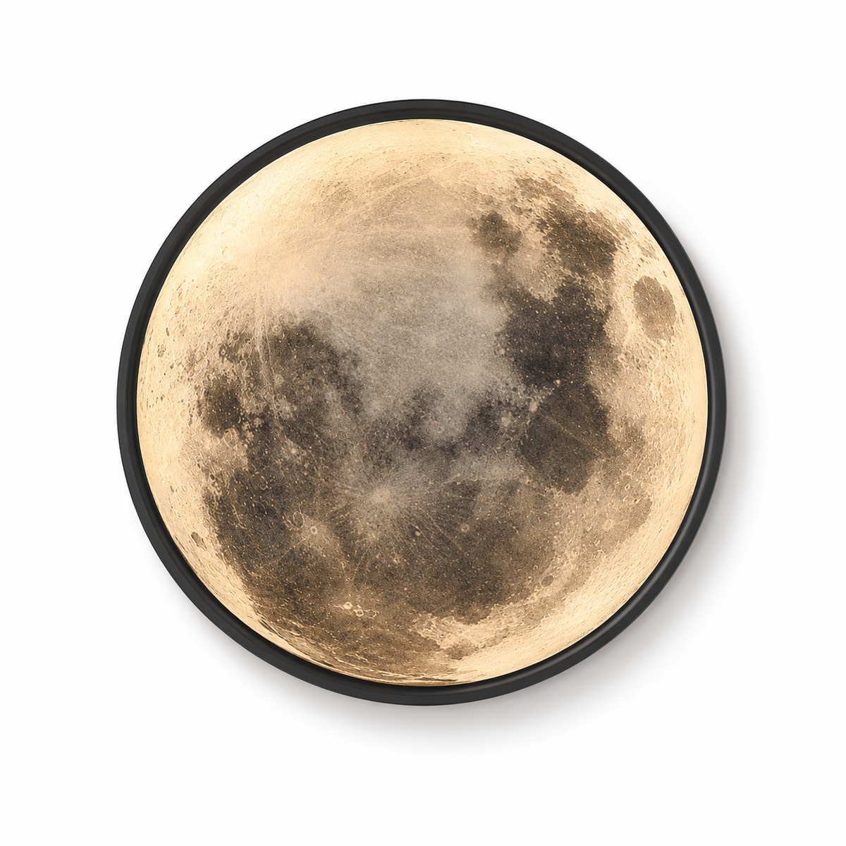 CelestialGlow™ LED Mond Wandleuchte – Sanftes Nachtlicht, warmweiß, 14×14 cm - Less Goods