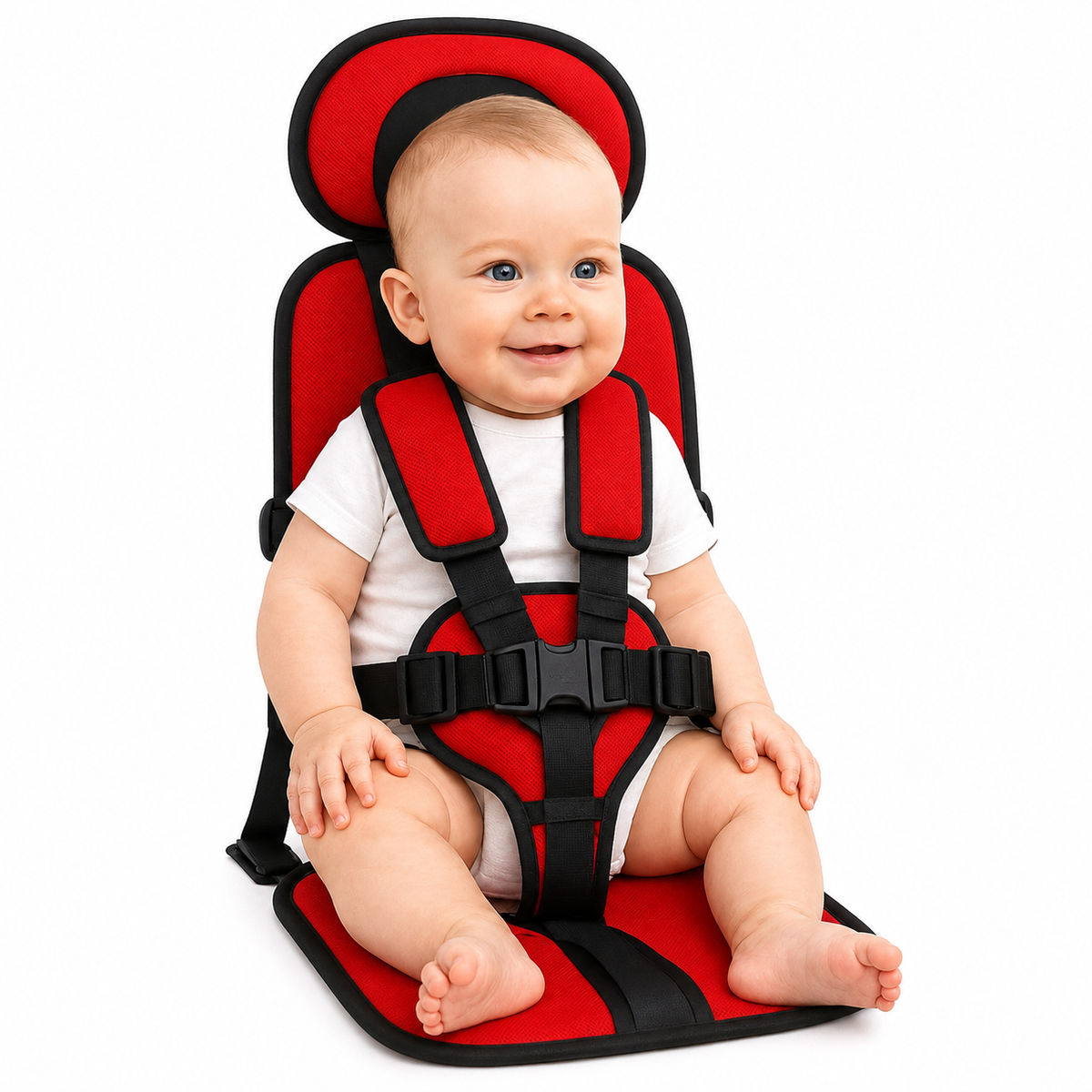 SafeTrek™ – Tragbarer Kindersitz mit Sicherheitsgurt, Slim & Kompaktes Design – Reisesitz für Kinder & Kleinkinder - Less Goods