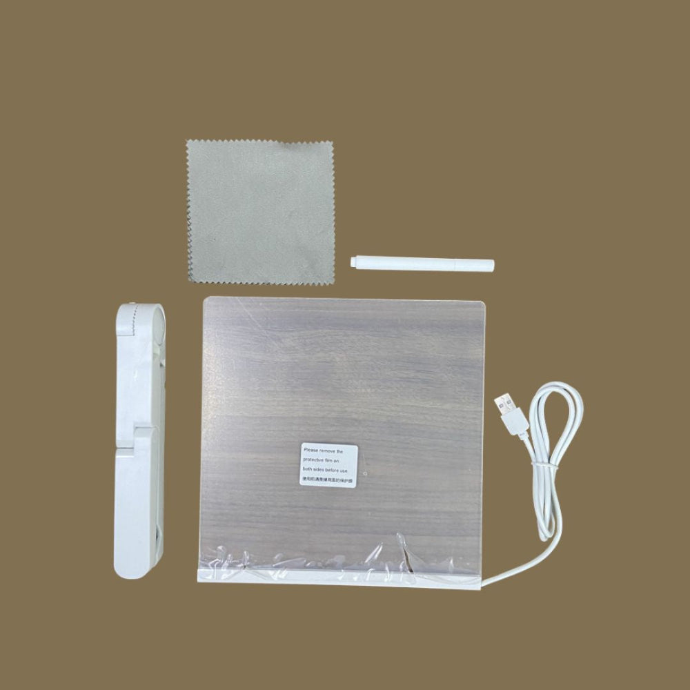 ArtGlow™ LED Zeichenboard | Leuchtendes Zeichen- & Lernboard für Kinder – Wiederverwendbares Schreib-Tablet