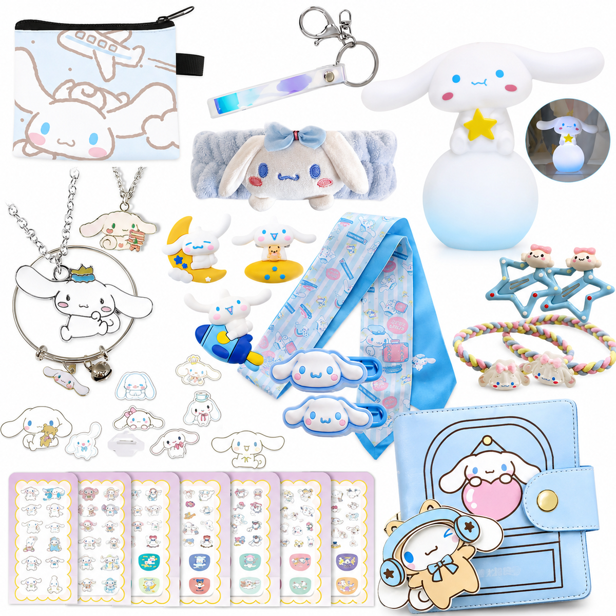 CinnaMagic™ – Interaktiver Kawaii Adventskalender für Kinder | 24 Überraschungen mit Cinnamoroll-Figuren & Schlüsselanhängern