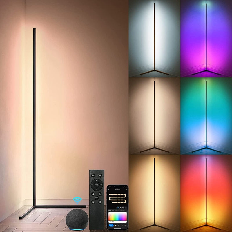 LumiSmart™ Smart Floor Lamp – Smarte LED-Stehlampe mit App- & Sprachsteuerung