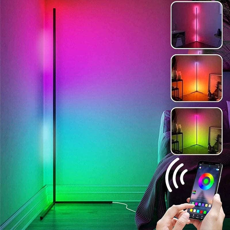 LumiSmart™ Smart Floor Lamp – Smarte LED-Stehlampe mit App- & Sprachsteuerung