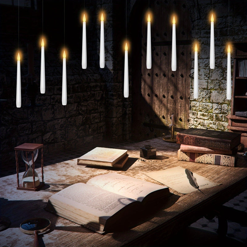 SereneLights™ LED Floating Candles – Schwebende LED-Kerzen mit Fernbedienung (12-teiliges Set)