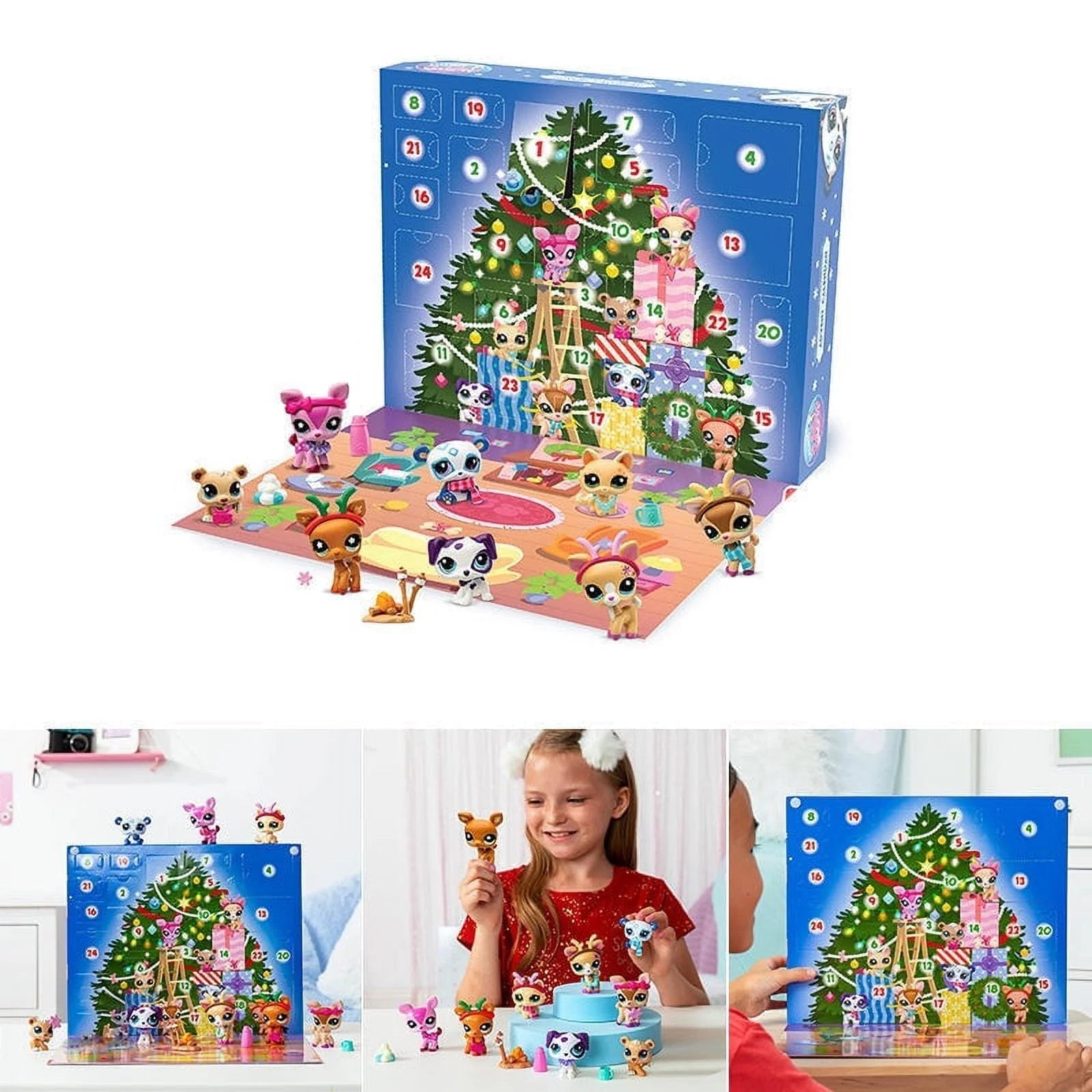 CritterJoy™ – Interaktiver Adventskalender für Kleintiere | 24 Überraschungen mit Figuren & Spielzeug