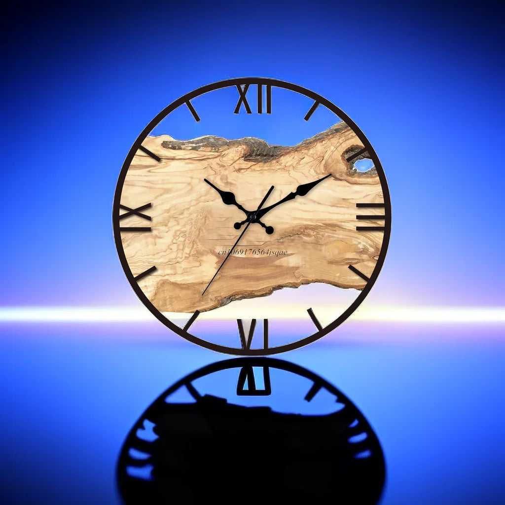 CrystalClear™ – Moderne transparente Wanduhr aus Acryl im minimalistischen Design