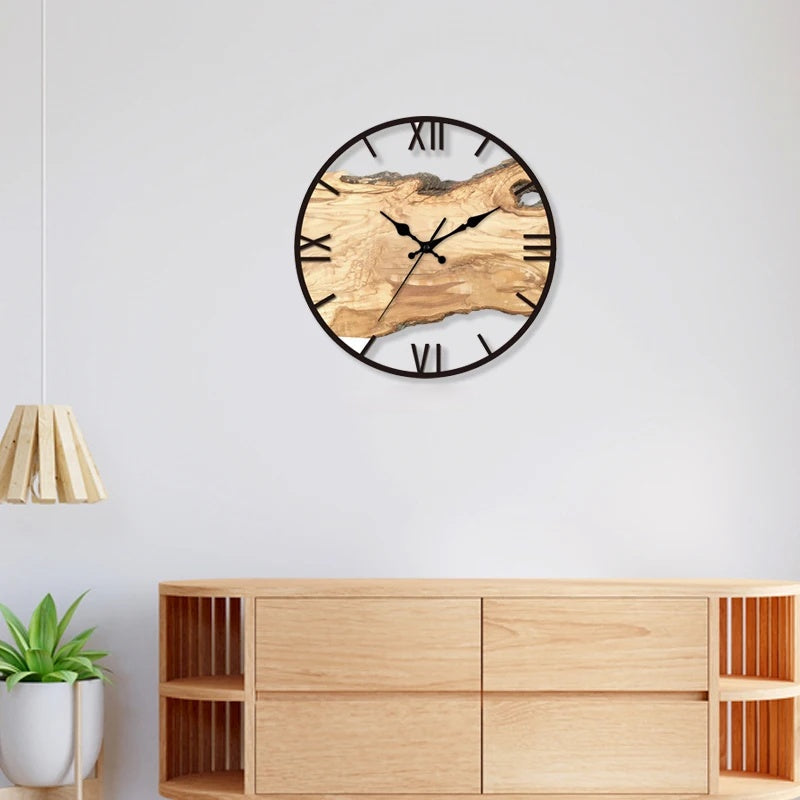 CrystalClear™ – Moderne transparente Wanduhr aus Acryl im minimalistischen Design