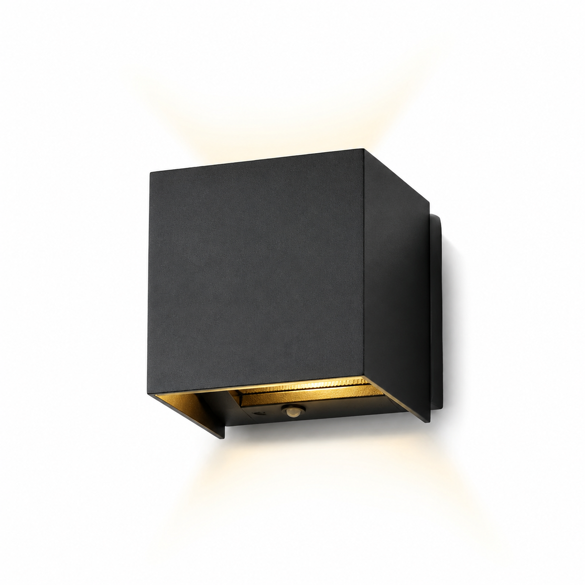 CubeGlow™ LED Wandleuchte mit Bewegungssensor – 10×10 cm, 5W, neutralweiß 4000K - Less Goods