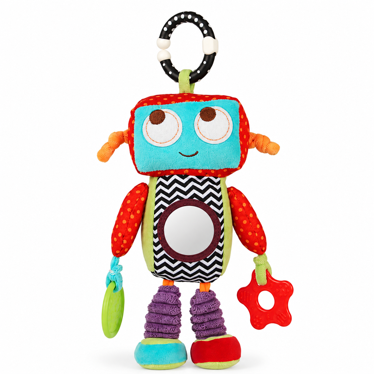 CyberTeddy™ – Weicher Roboter-Plüschfreund | Kuscheliges Stoffspielzeug für Kinder & Erwachsene (30 cm)