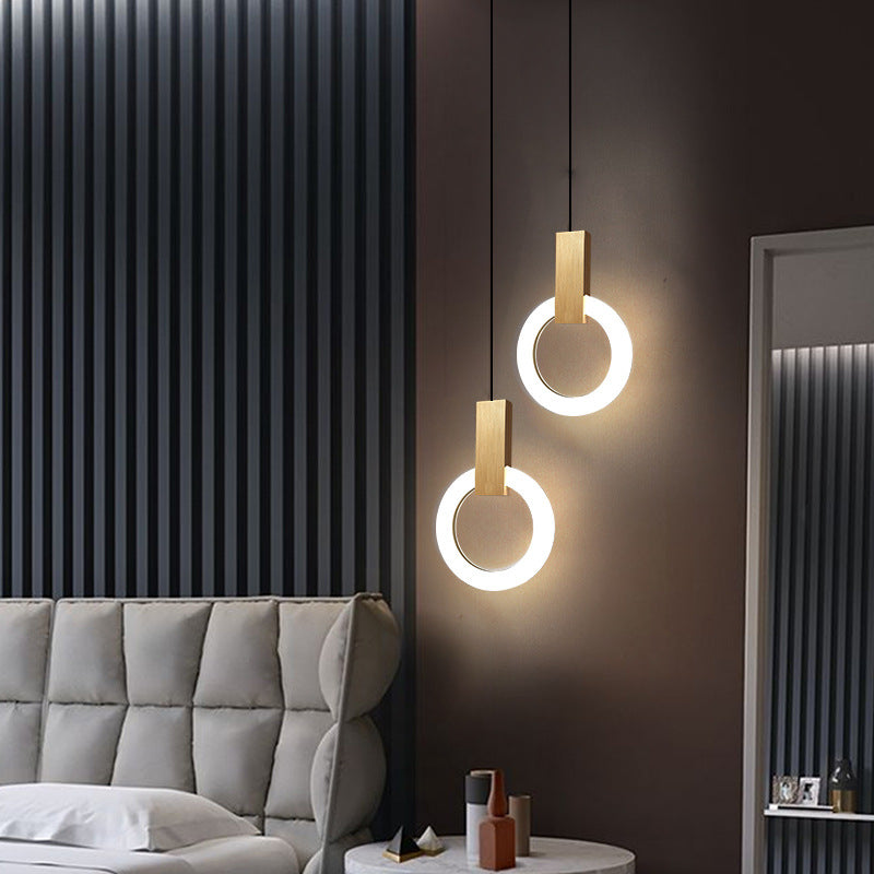 AuraRing™ Pendelleuchte – Minimalistische LED-Hängelampe im nordischen Ring-Design