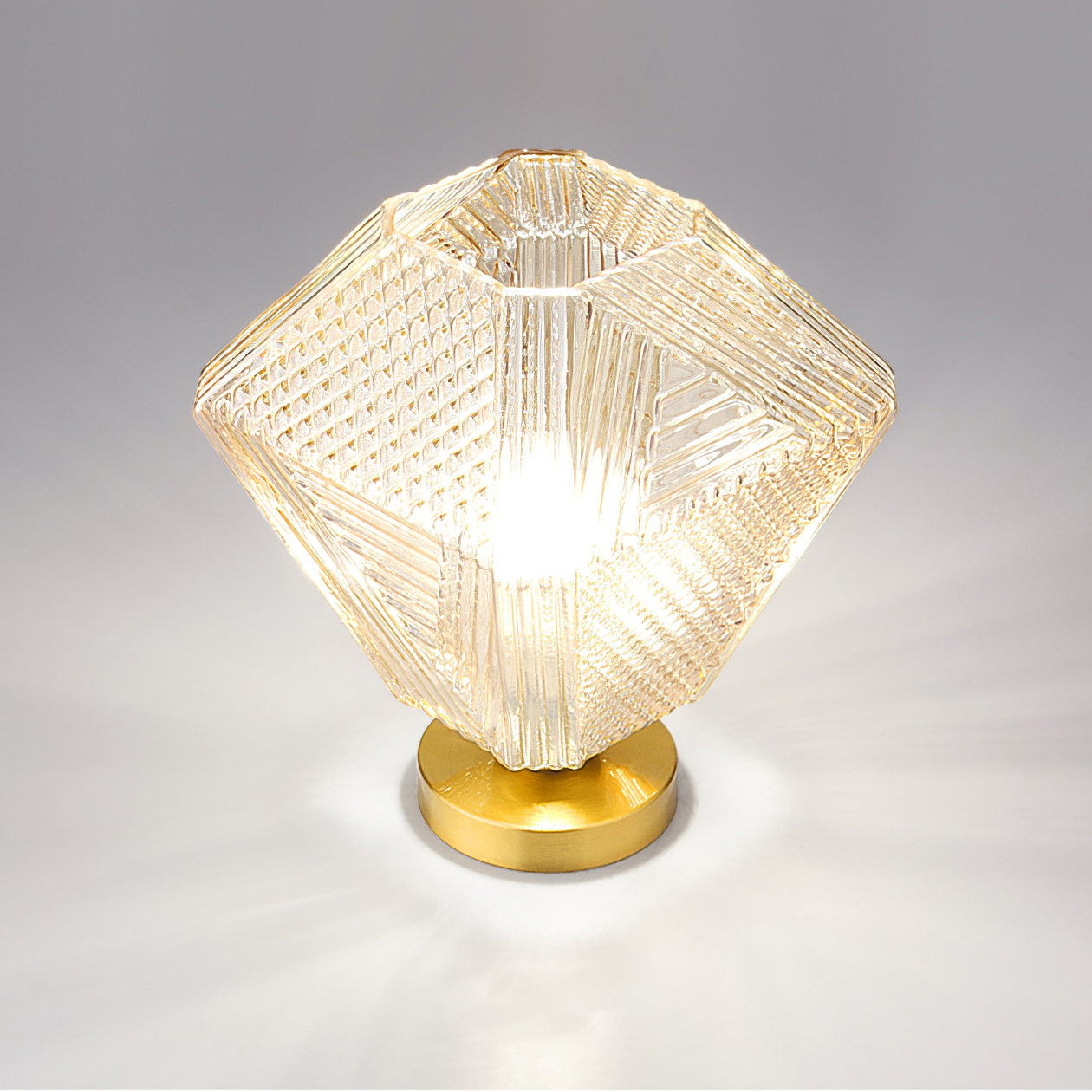 CrystalFlare™ Deckenleuchte – Elegante Art-Deco Designlampe aus Messing & Glas