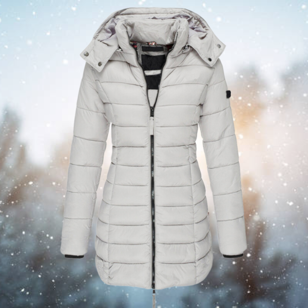 Galadriel™ – Damen Steppjacke mit Kapuze | Warme Winterjacke mit Isolierung & Stilvollem Design