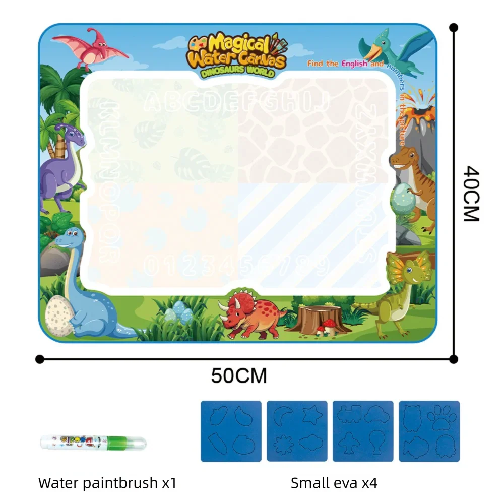 AquaDoodlePro™ – XXL Wasser-Malmatte für Kinder | Sauberes Zeichnen, mehrere Größen & kreative Aqua-Doodle Motive