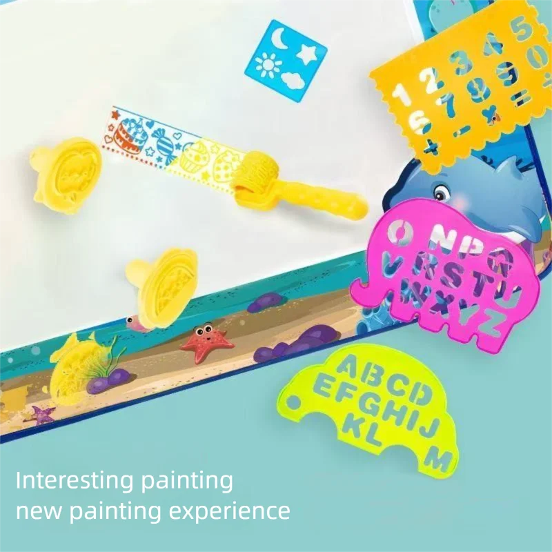 AquaDoodlePro™ – XXL Wasser-Malmatte für Kinder | Sauberes Zeichnen, mehrere Größen & kreative Aqua-Doodle Motive