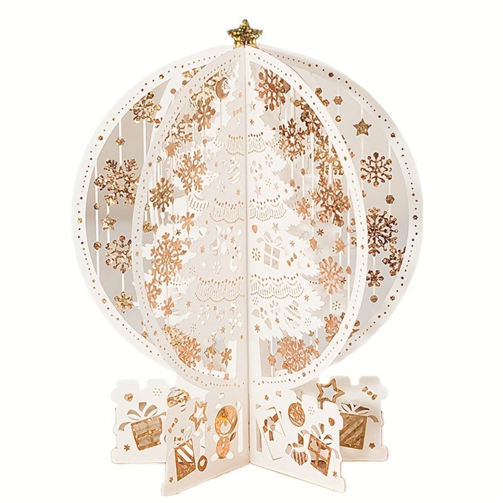 FestivaTree™ – Elegante 3D Pop-Up Weihnachtskarte mit beeindruckendem Tannenbaum-Design