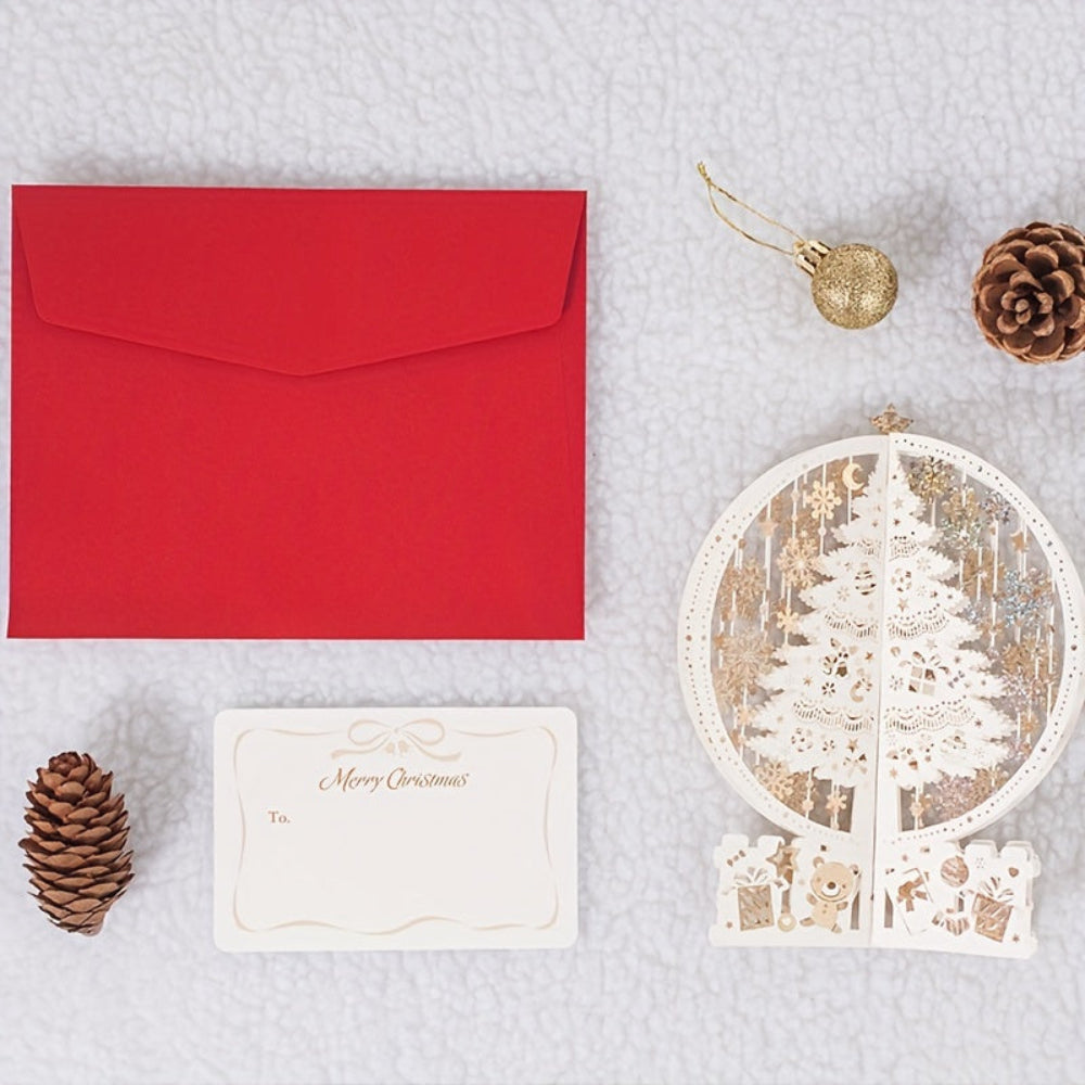 FestivaTree™ – Elegante 3D Pop-Up Weihnachtskarte mit beeindruckendem Tannenbaum-Design