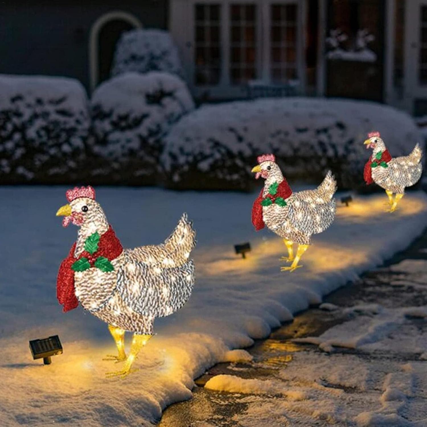 FestiveGlow™ – Leuchtende Hühner-Deko für Garten & Balkon | Warmes LED-Licht mit Charme - Less Goods