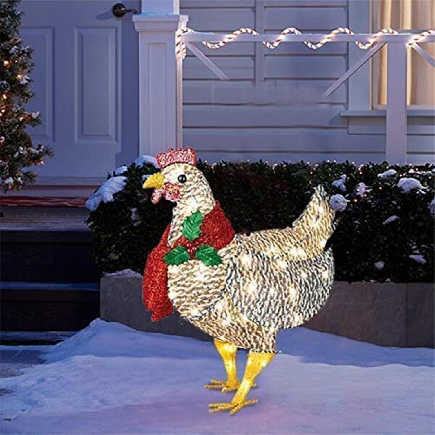 FestiveGlow™ – Leuchtende Hühner-Deko für Garten & Balkon | Warmes LED-Licht mit Charme - Less Goods