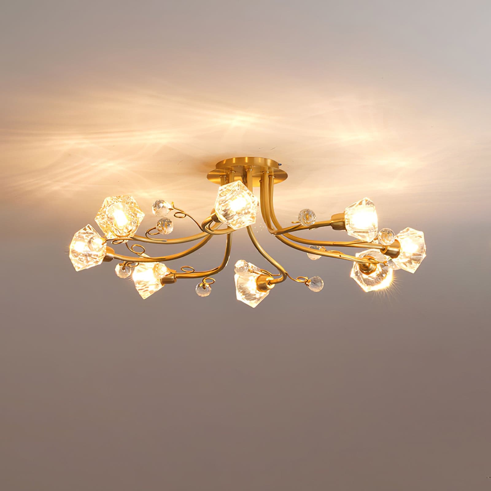 FloralBeam™ Deckenleuchte – Elegante Blumen-Deckenlampe mit warmem Licht (G9 LED)
