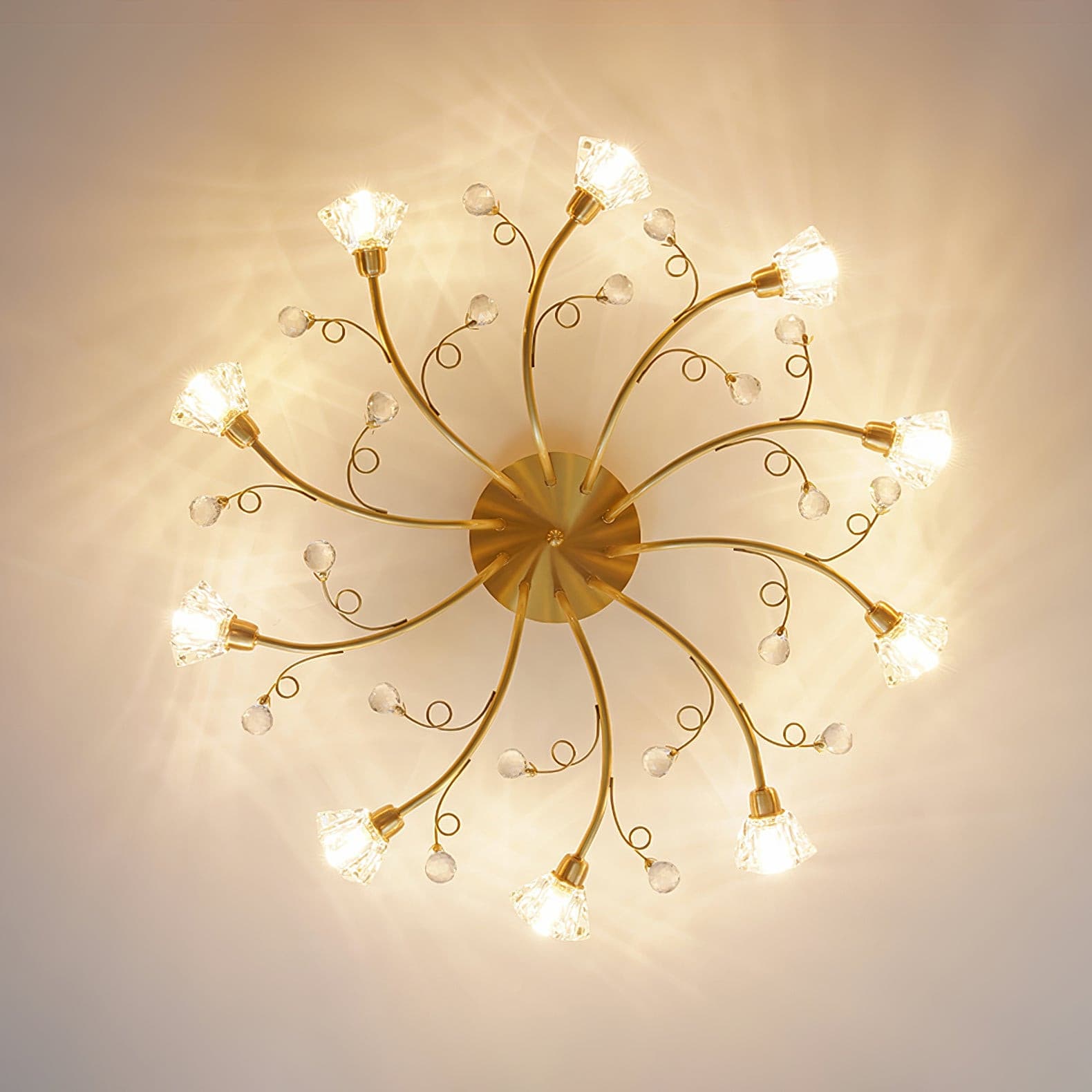 FloralBeam™ Deckenleuchte – Elegante Blumen-Deckenlampe mit warmem Licht (G9 LED)