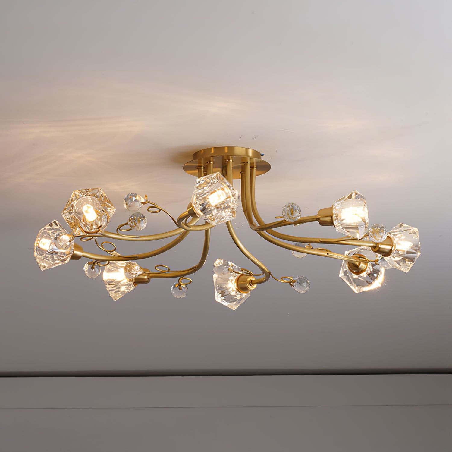 FloralBeam™ Deckenleuchte – Elegante Blumen-Deckenlampe mit warmem Licht (G9 LED)