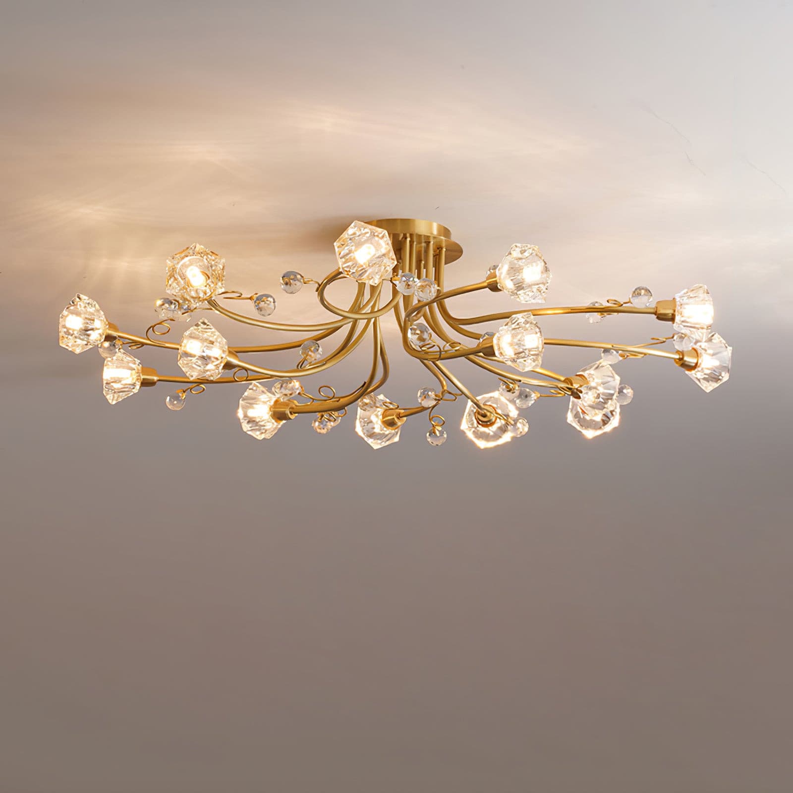 FloralBeam™ Deckenleuchte – Elegante Blumen-Deckenlampe mit warmem Licht (G9 LED)