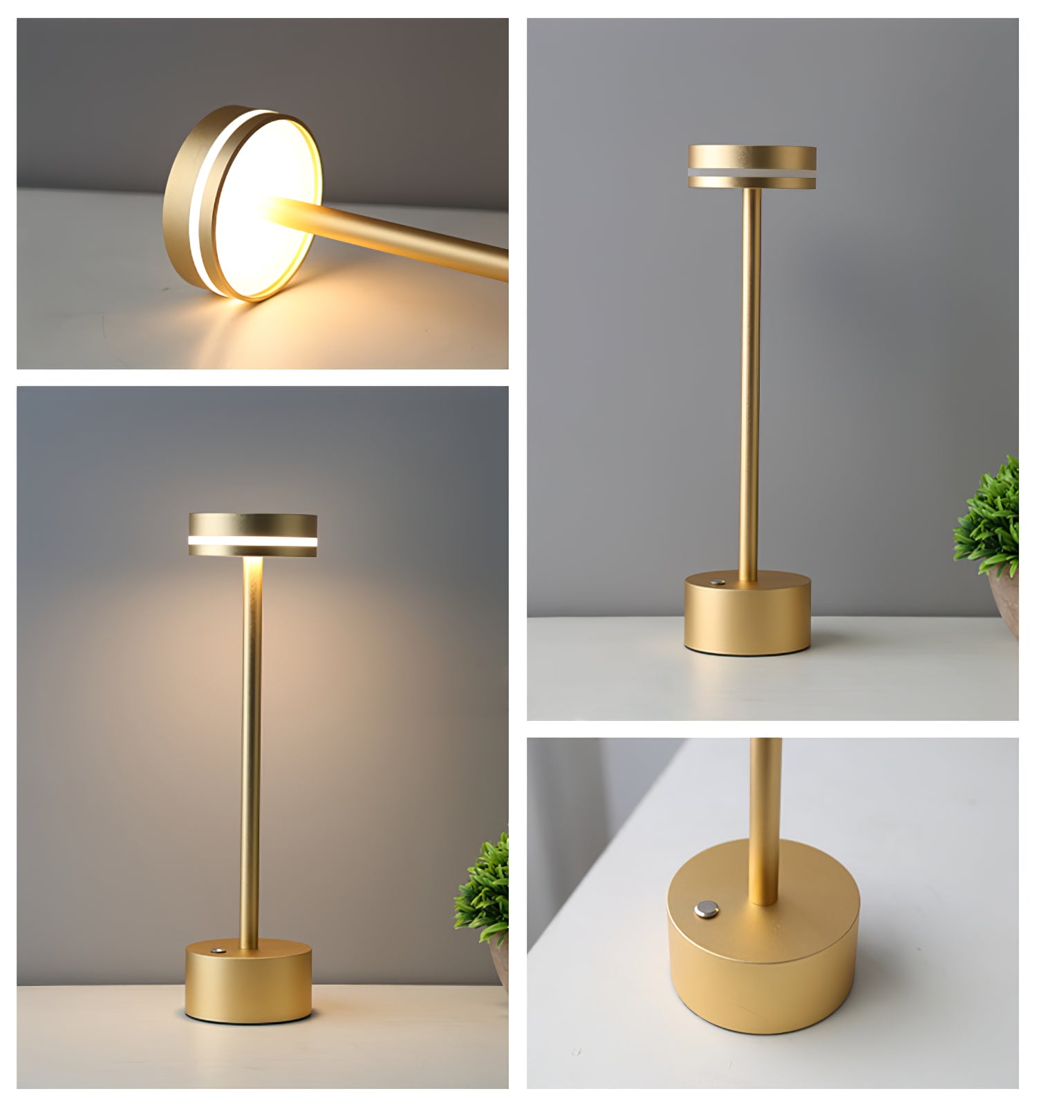 FunRadiance™ Tischlampe – Kabellose LED-Designlampe mit warmem Licht für Innen & Außen