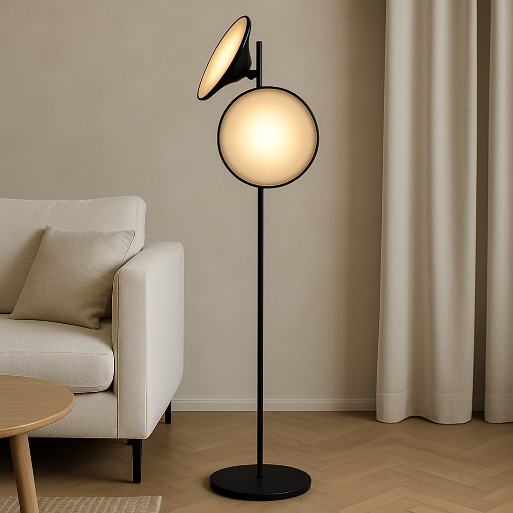 Calenor™ Modern Floor Lamp – Elegante LED-Stehlampe aus Eisen im minimalistischen Design