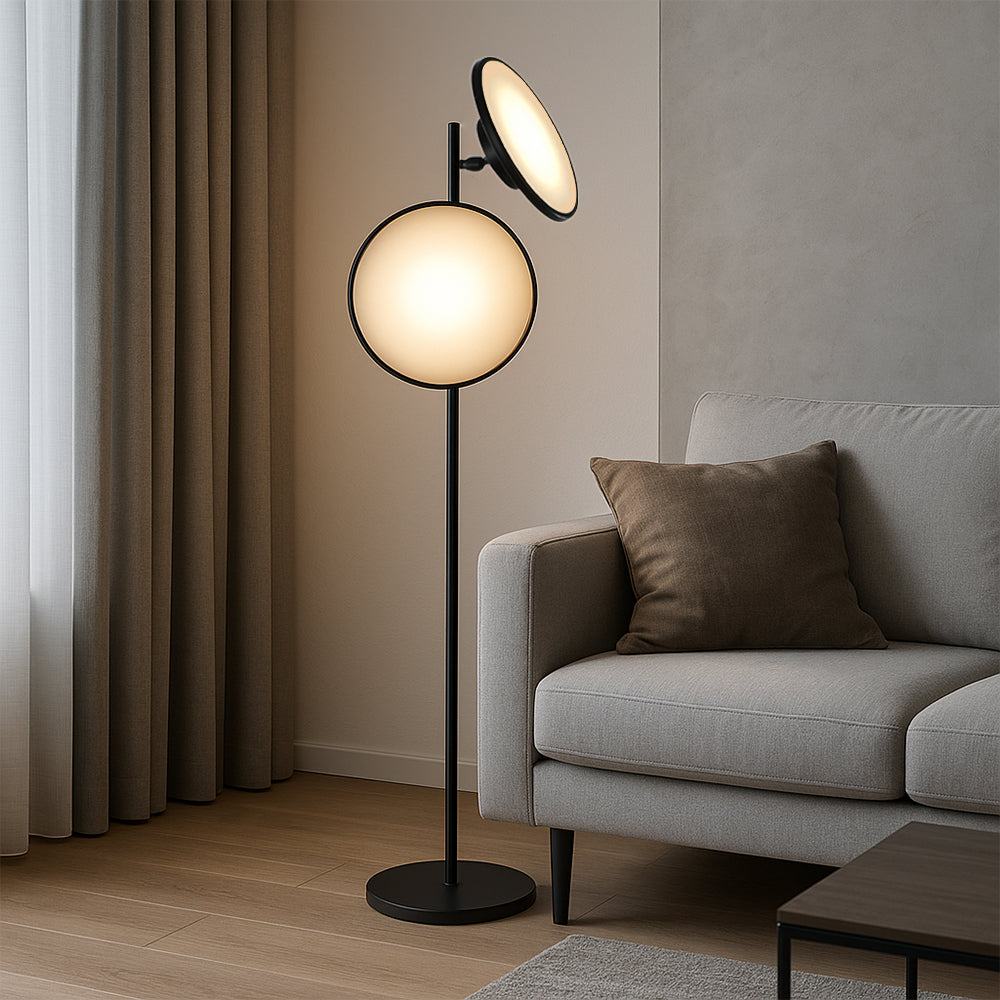 Calenor™ Modern Floor Lamp – Elegante LED-Stehlampe aus Eisen im minimalistischen Design