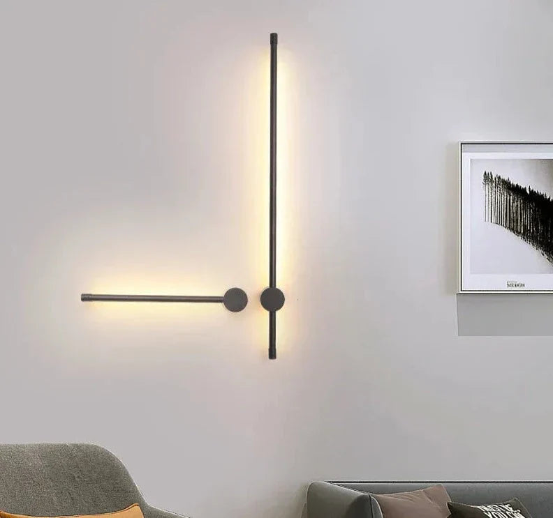 NordicRod | Minimalistische Wandleuchte mit Stecker – Eleganz trifft Funktionalität
