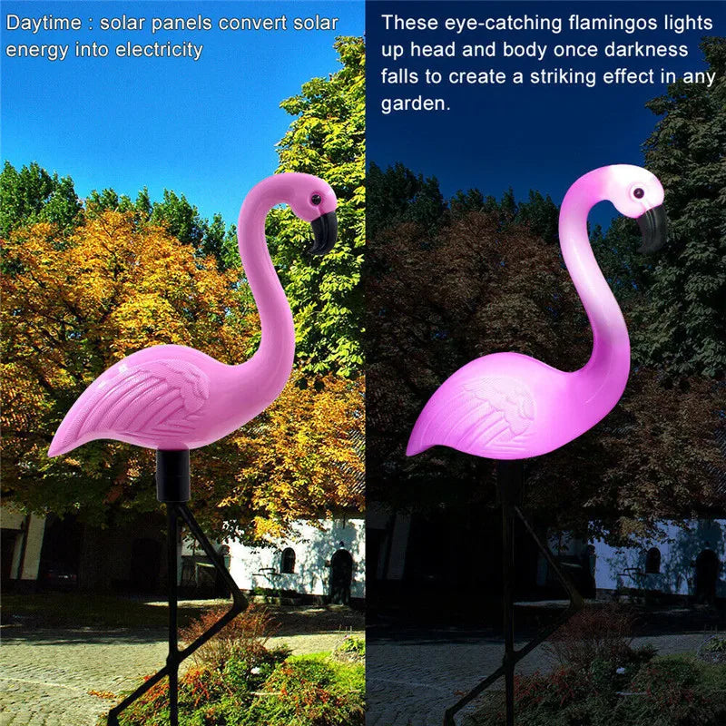 Solar Flamingo™ Garden Light – Solar-Flamingo-Gartenleuchte für Rasen & Terrasse