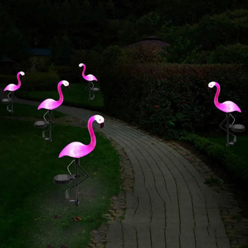 Solar Flamingo™ Garden Light – Solar-Flamingo-Gartenleuchte für Rasen & Terrasse